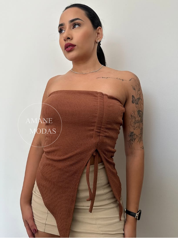 BLUSINHA ASSIMETRICA TOMARA QUE CAIA - VIVI